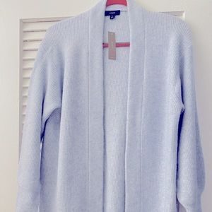 J Crew Open Front Shawl Collar Sweater Coat